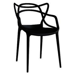 Philippe Starck for Kartell Masters Chair Black